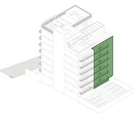 Localizador: la torre en gris con la columna del Tipo C resaltada en verde